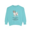 Papillon Humor Sweatshirt, Chalky Mint, front view