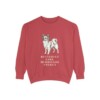 Papillon Humor Sweatshirt, Crimson, front view