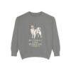 Papillon Humor Sweatshirt, Grey, front view
