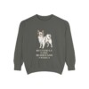 Papillon Humor Sweatshirt, Pepper, front view