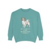 Papillon Humor Sweatshirt, Seafoam, front view