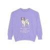 Papillon Humor Sweatshirt, Violet, front view
