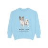 Papillon Latin Sweatshirt, Chambray, front view
