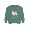 Papillon Latin Sweatshirt, Light Green, front view