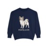 Papillon Sweatshirt, True Navy, front view