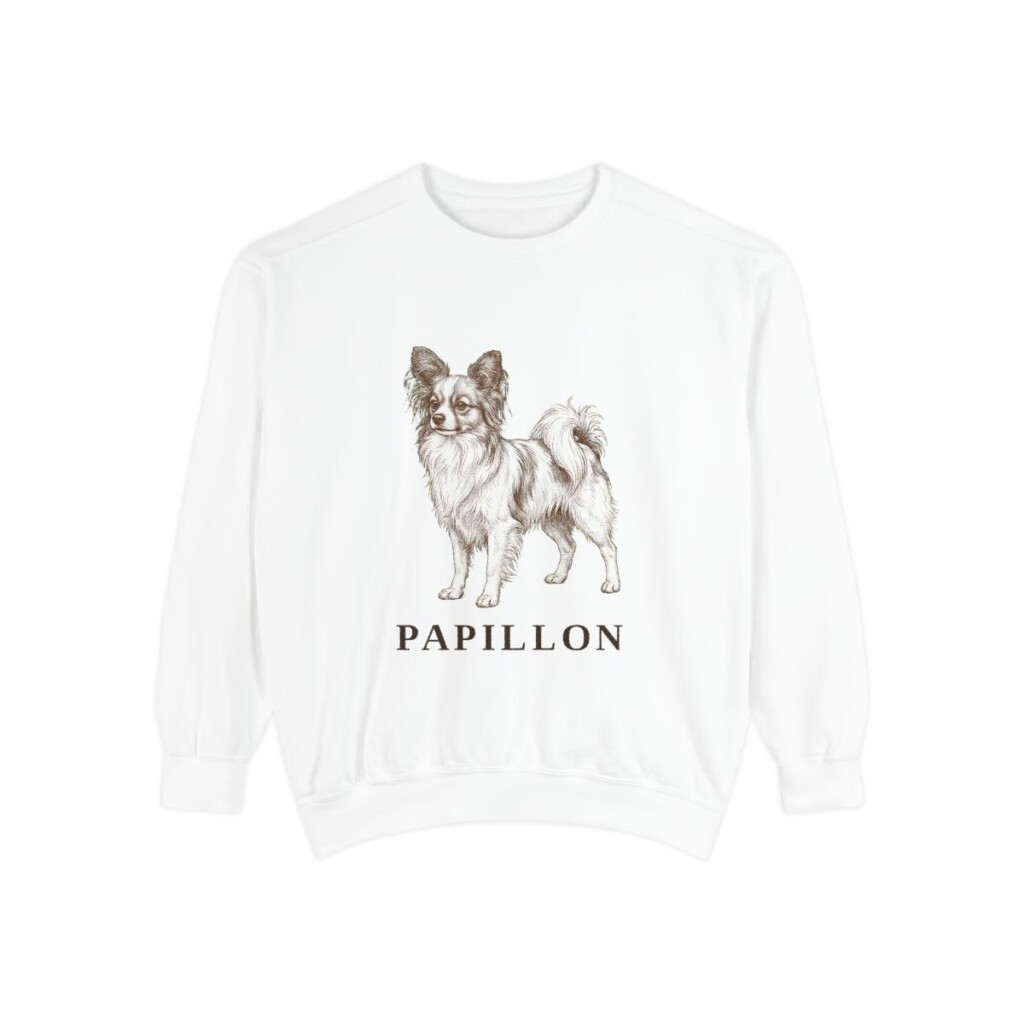 Papillon Sweatshirt, White, front view