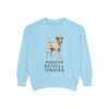 parson-russell-terrier-sweatshirt-chambray Parson Russell Terrier Sweatshirt, Chambray, front view