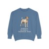 Parson Russell Terrier Dad Sweatshirt, Blue Jean, front view
