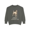 Parson Russell Terrier Dad Sweatshirt, Pepper, front view