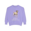 Parson Russell Terrier Dad Sweatshirt, Violet, front view