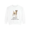 Parson Russell Terrier Dad Sweatshirt, White, front view