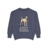 parson-russell-terrier-sweatshirt-denim Parson Russell Terrier Sweatshirt, Denim, front view