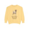 Parson Russell Terrier Humor Sweatshirt, Butter, front view