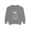 Parson Russell Terrier Humor Sweatshirt, Grey, front view