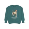 parson-russell-terrier-sweatshirt-latin-blue-spruce Parson Russell Terrier Latin Sweatshirt, Blue Spruce, front view