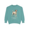 parson-russell-terrier-sweatshirt-latin-seafoam Parson Russell Terrier Latin Sweatshirt, Seafoam, front view