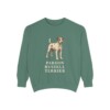 parson-russell-terrier-sweatshirt-light-green Parson Russell Terrier Sweatshirt, Light Green, front view