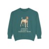 Parson Russell Terrier Mom Sweatshirt, Blue Spruce, front view