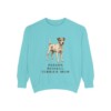 Parson Russell Terrier Mom Sweatshirt, Chalky Mint, front view