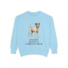 Parson Russell Terrier Mom Sweatshirt, Chambray, front view