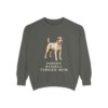 Parson Russell Terrier Mom Sweatshirt, Pepper, front view