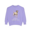 Parson Russell Terrier Mom Sweatshirt, Violet, front view