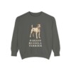 parson-russell-terrier-sweatshirt-pepper Parson Russell Terrier Sweatshirt, Pepper, front view