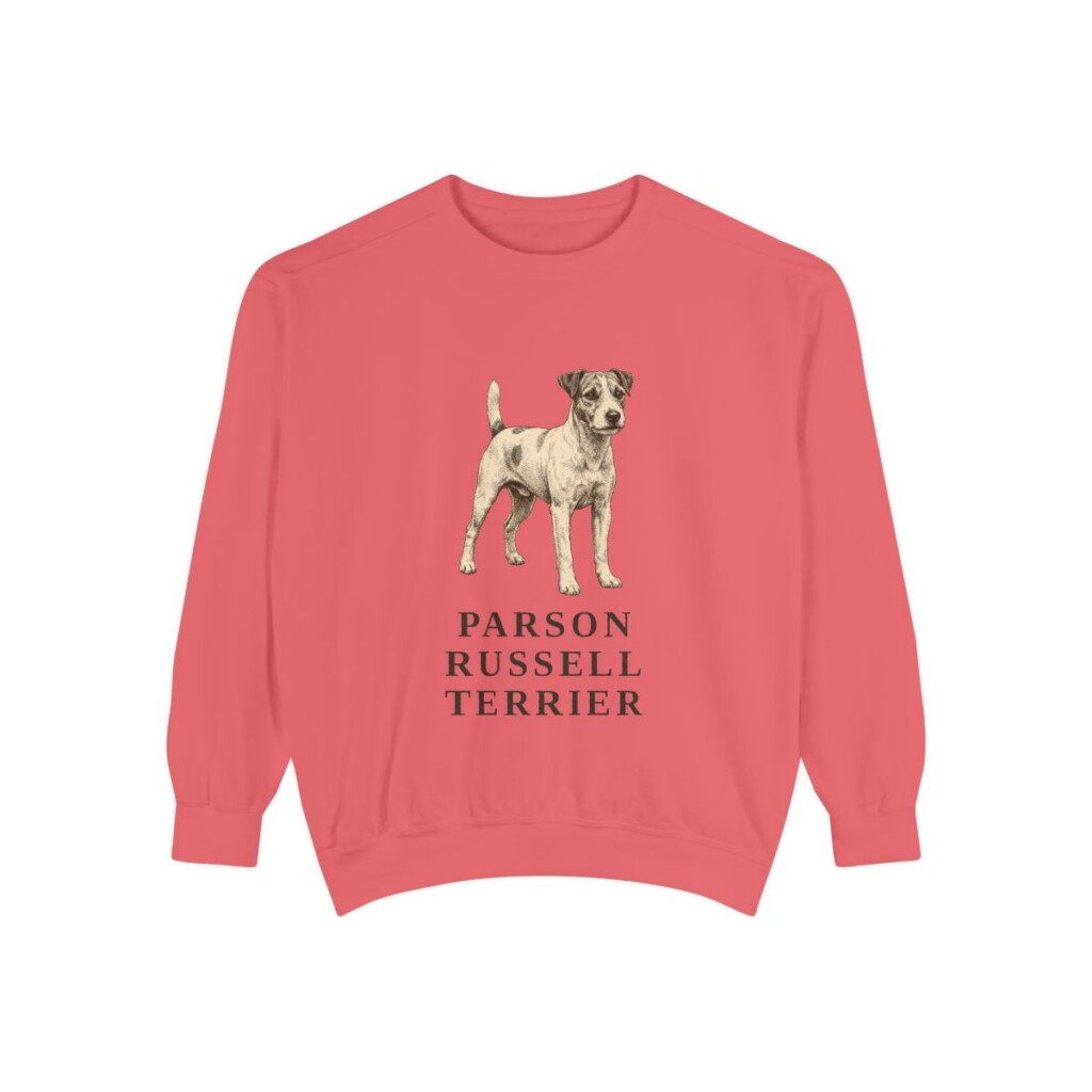 parson-russell-terrier-sweatshirt-watermelon Parson Russell Terrier Sweatshirt, Watermelon, front view