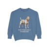 Patterdale Terrier Sweatshirt, Blue Jean, front view