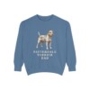 Patterdale Terrier Dad Sweatshirt, Blue Jean, front view