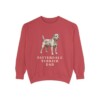 Patterdale Terrier Dad Sweatshirt, Crimson, front view