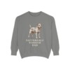 Patterdale Terrier Dad Sweatshirt, Grey, front view