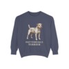 Patterdale Terrier Sweatshirt, Denim, front view