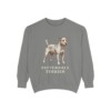 Patterdale Terrier Sweatshirt, Grey, front view