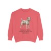 Patterdale Terrier Humor Sweatshirt, Watermelon, front view