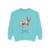 patterdale-terrier-sweatshirt-latin-chalky-mint Patterdale Terrier Latin Sweatshirt, Chalky Mint, front view