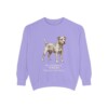 patterdale-terrier-sweatshirt-latin-violet Patterdale Terrier Latin Sweatshirt, Violet, front view