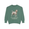 Patterdale Terrier Sweatshirt, Light Green, front view