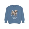 Peke-A-Poo Sweatshirt, Blue Jean, front view