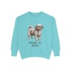 Peke-A-Poo Sweatshirt, Chalky Mint, front view