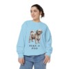 Peke-A-Poo Sweatshirt, Chambray, person 2 front
