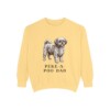 Peke-A-Poo Dad Sweatshirt, Butter, front view