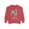 Peke-A-Poo Dad Sweatshirt, Crimson, front view