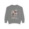 Peke-A-Poo Dad Sweatshirt, Grey, front view