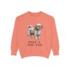 Peke-A-Poo Dad Sweatshirt, Terracotta, front view