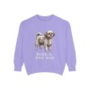 Peke-A-Poo Dad Sweatshirt, Violet, front view