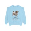 Peke-A-Poo Humor Sweatshirt, Chambray, front view