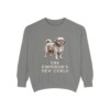 Peke-A-Poo Humor Sweatshirt, Grey, front view