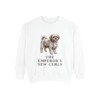 Peke-A-Poo Humor Sweatshirt, White, front view