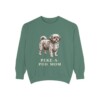 Peke-A-Poo Mom Sweatshirt, Light Green, front view